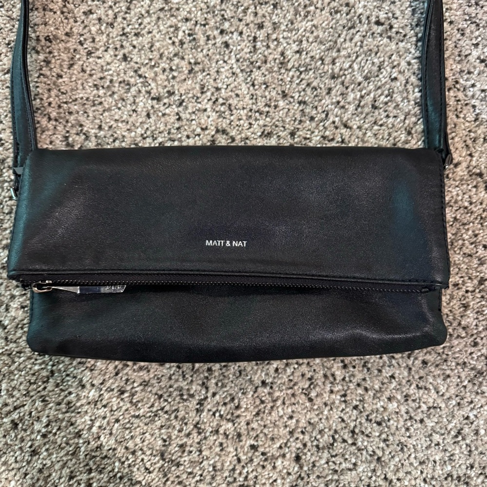 Matt & Nat Alaya Loom vegan crossbody clutch in black